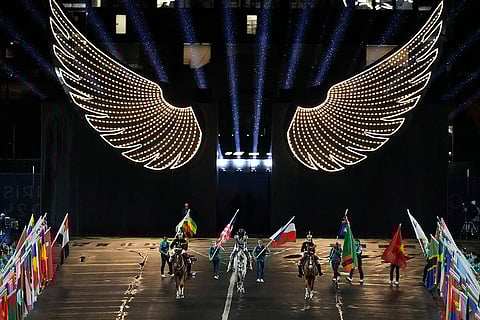 Artists perform during the opening ceremony